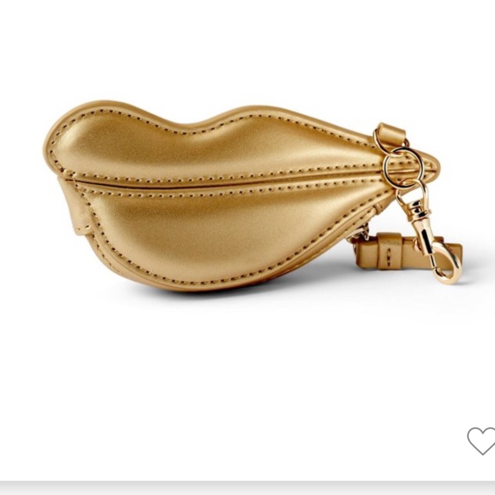 Gold Lips Coin Purse
